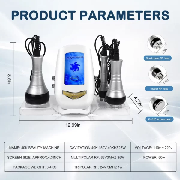 40k cavitation machine